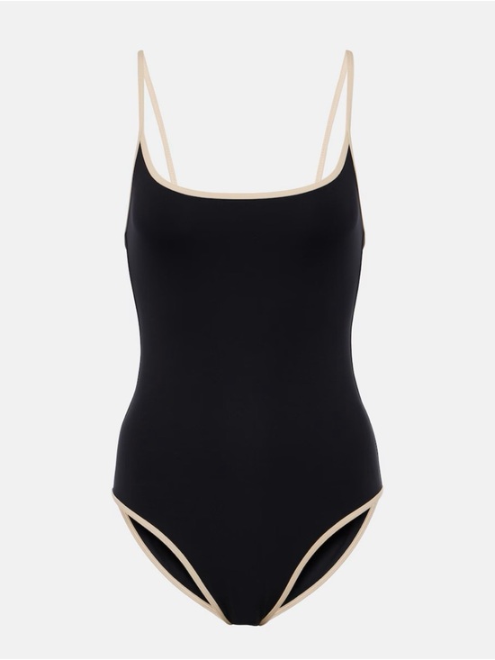 Toteme Other - NWOT XL Toteme Scoop Neck Black One-Piece Swimsuit with Cream Trim